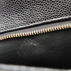 Chanel Medallion Caviar Shoulder Bag Black
