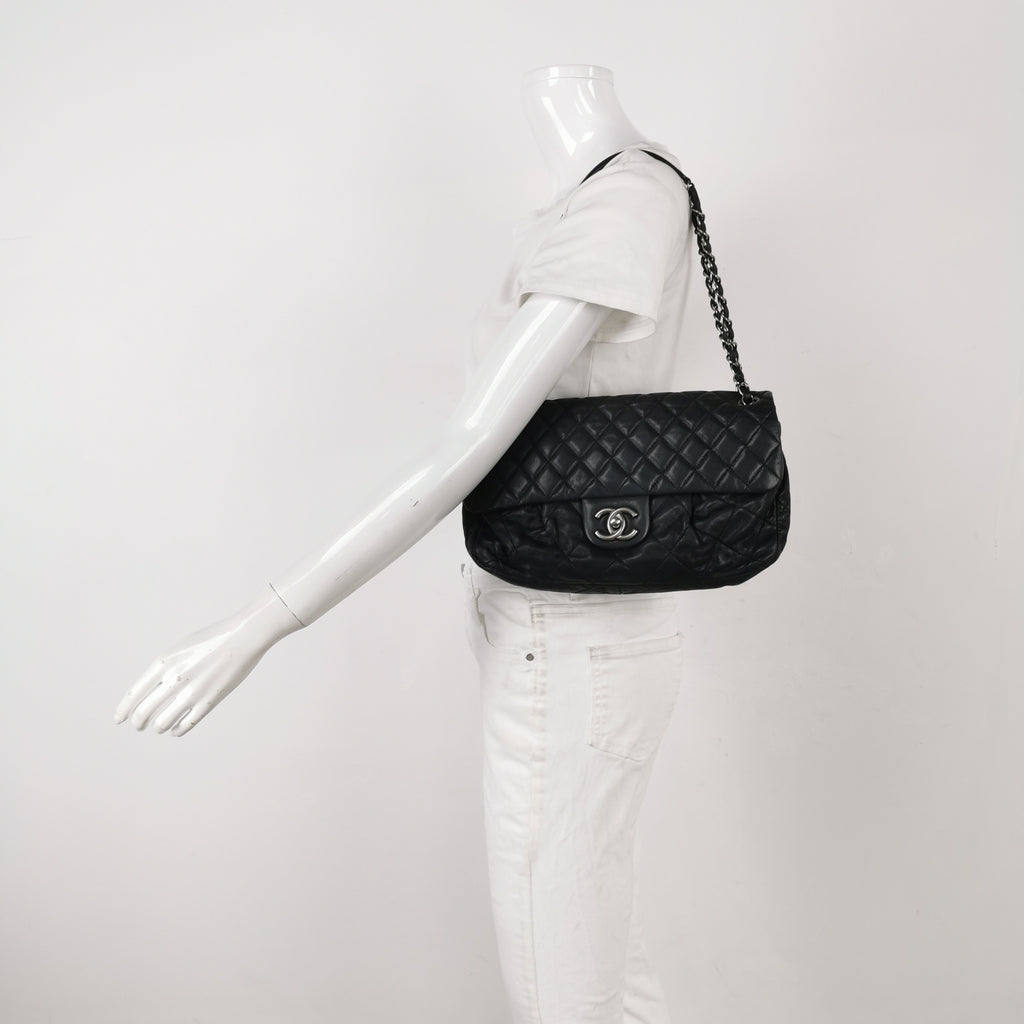 Chanel Chic Quilt Flap Dark Gray