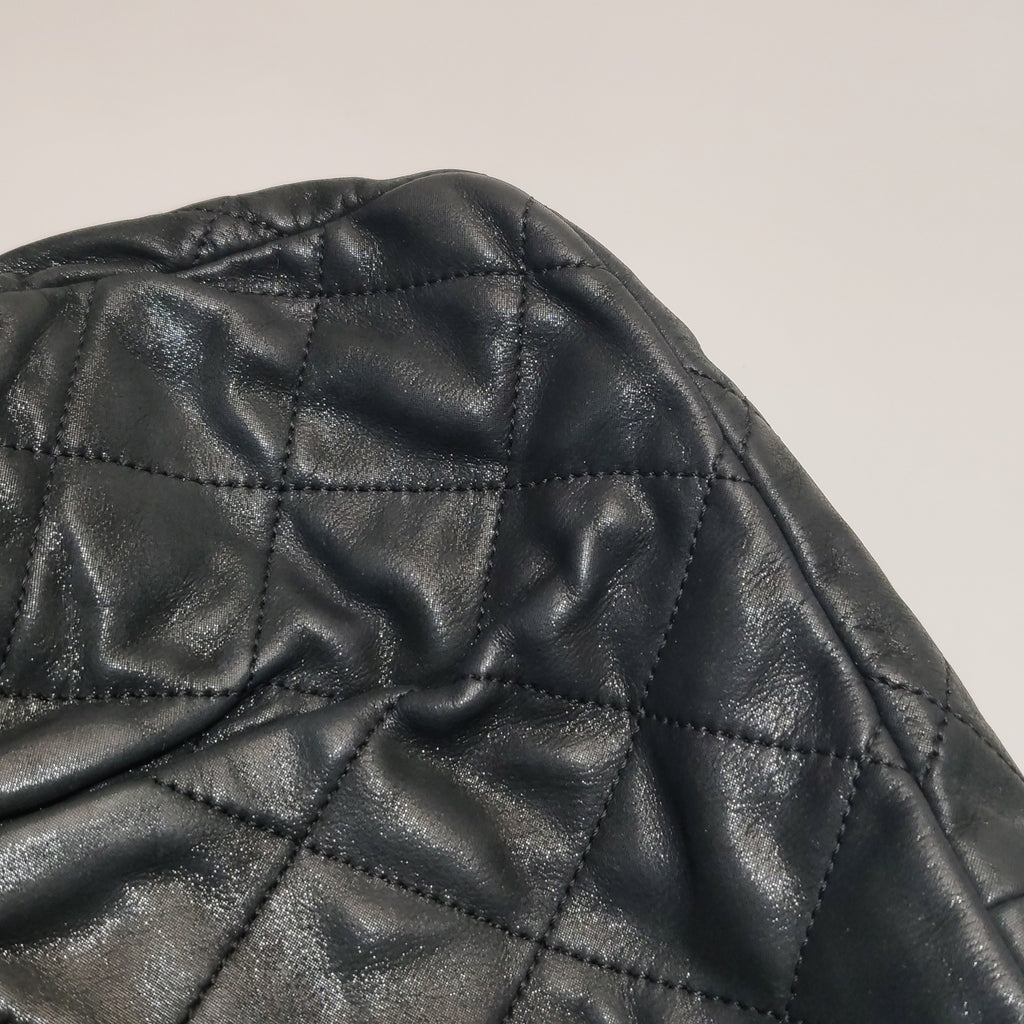 Chanel Chic Quilt Flap Dark Gray