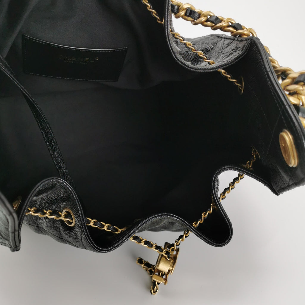 Chanel 25 Bag Medium Quilted Caviar