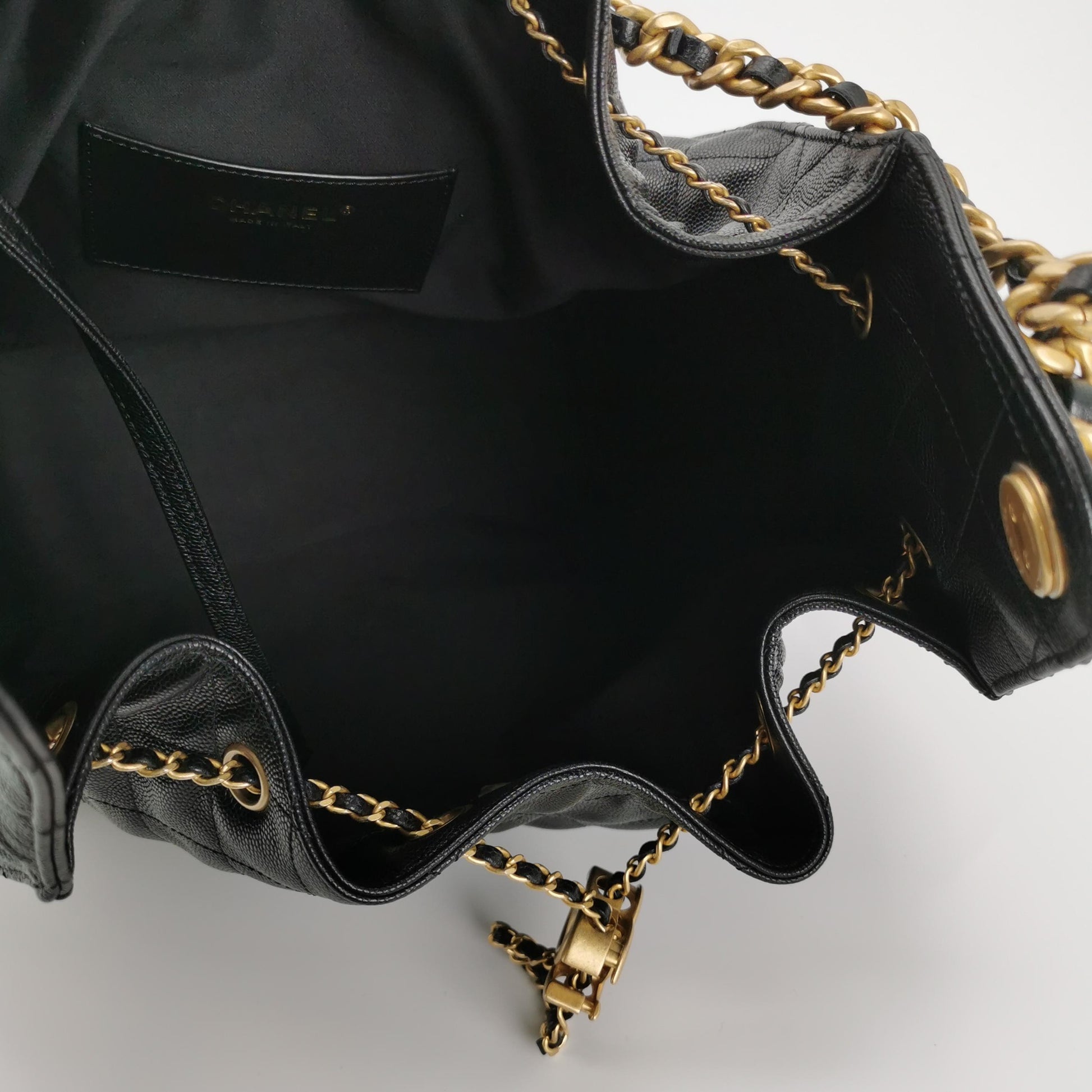 Chanel 25 Bag Medium Quilted Caviar