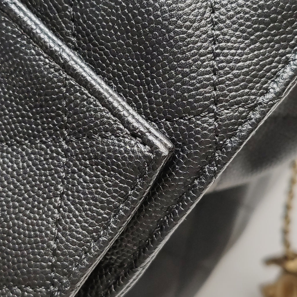 Chanel 25 Bag Medium Quilted Caviar