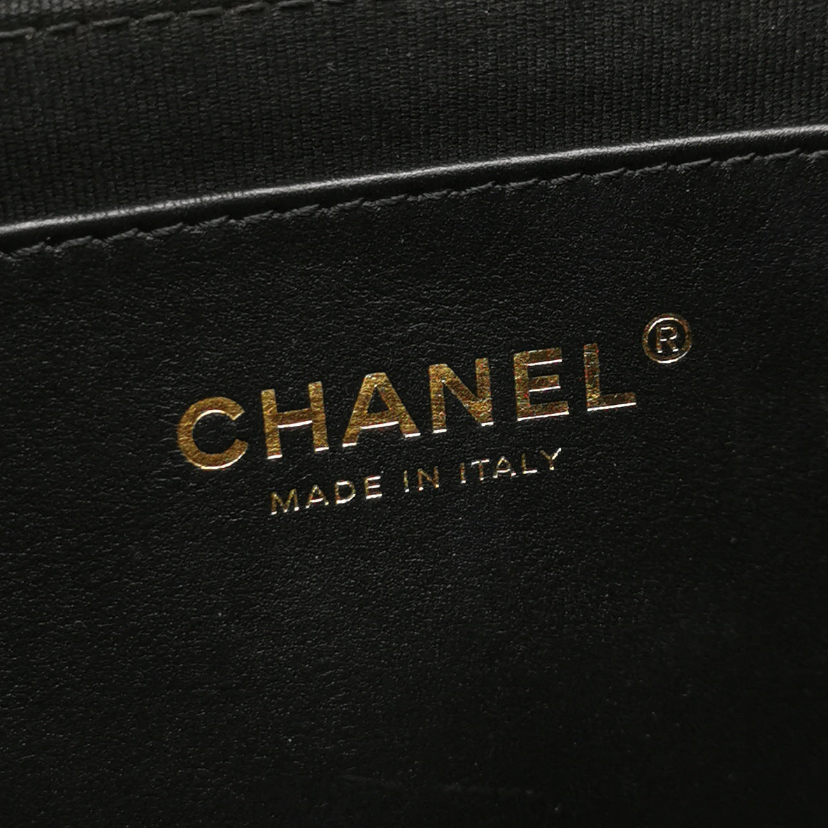 Chanel Lambskin Quilted Giant CC Shoulder Bag Black
