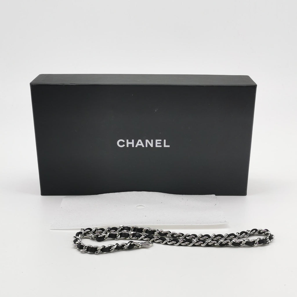 Chanel Wallet On Short Chain Black SHW
