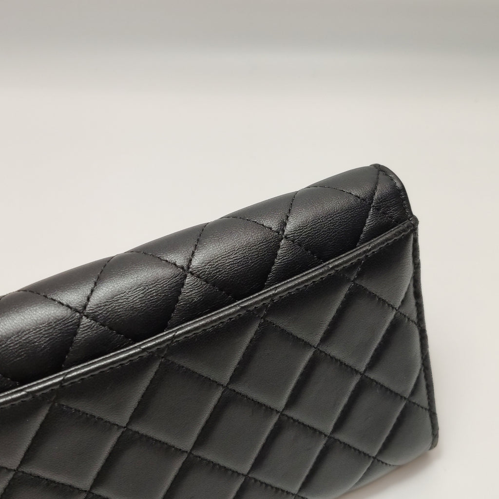Chanel Wallet On Short Chain Black SHW