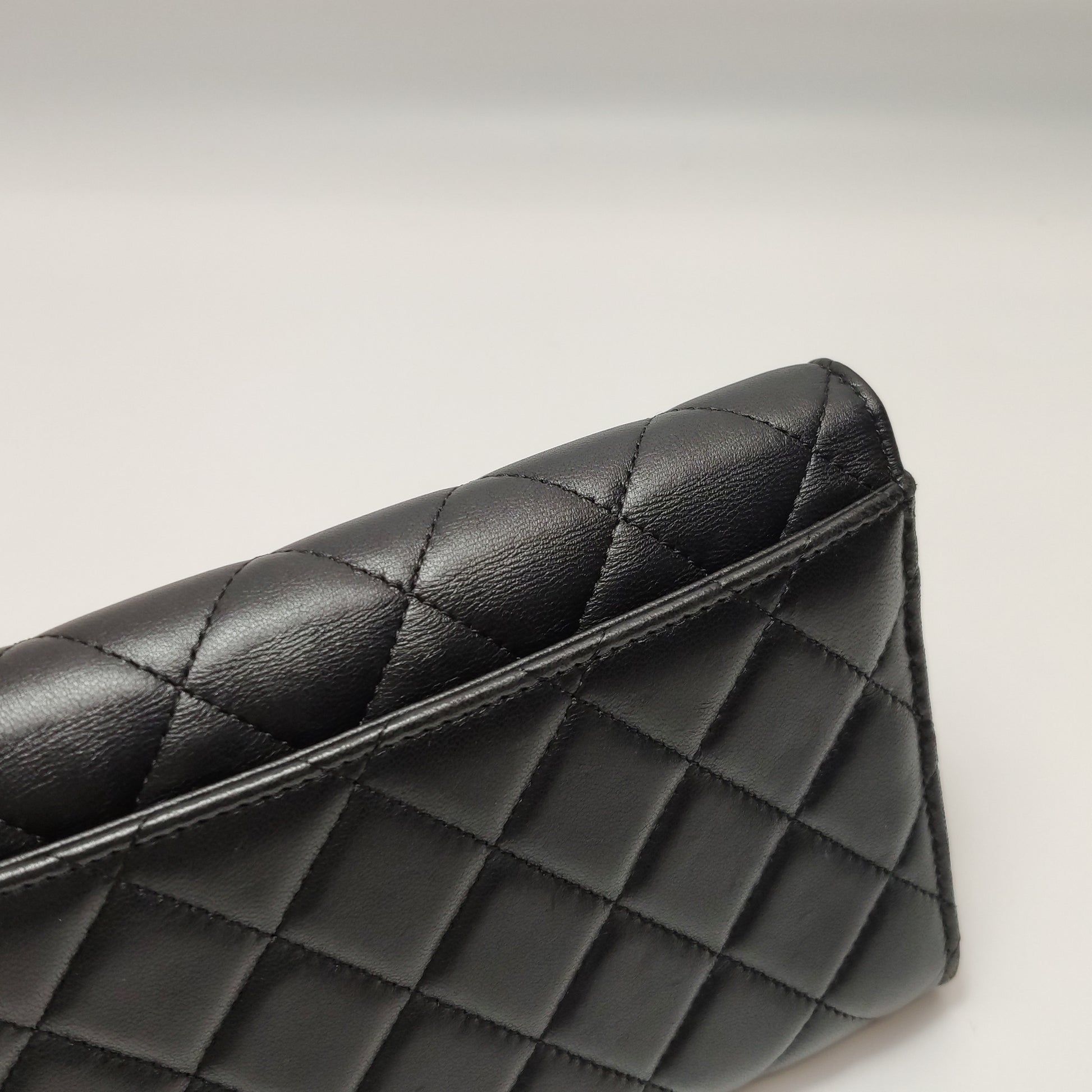 Chanel Wallet On Short Chain Black SHW