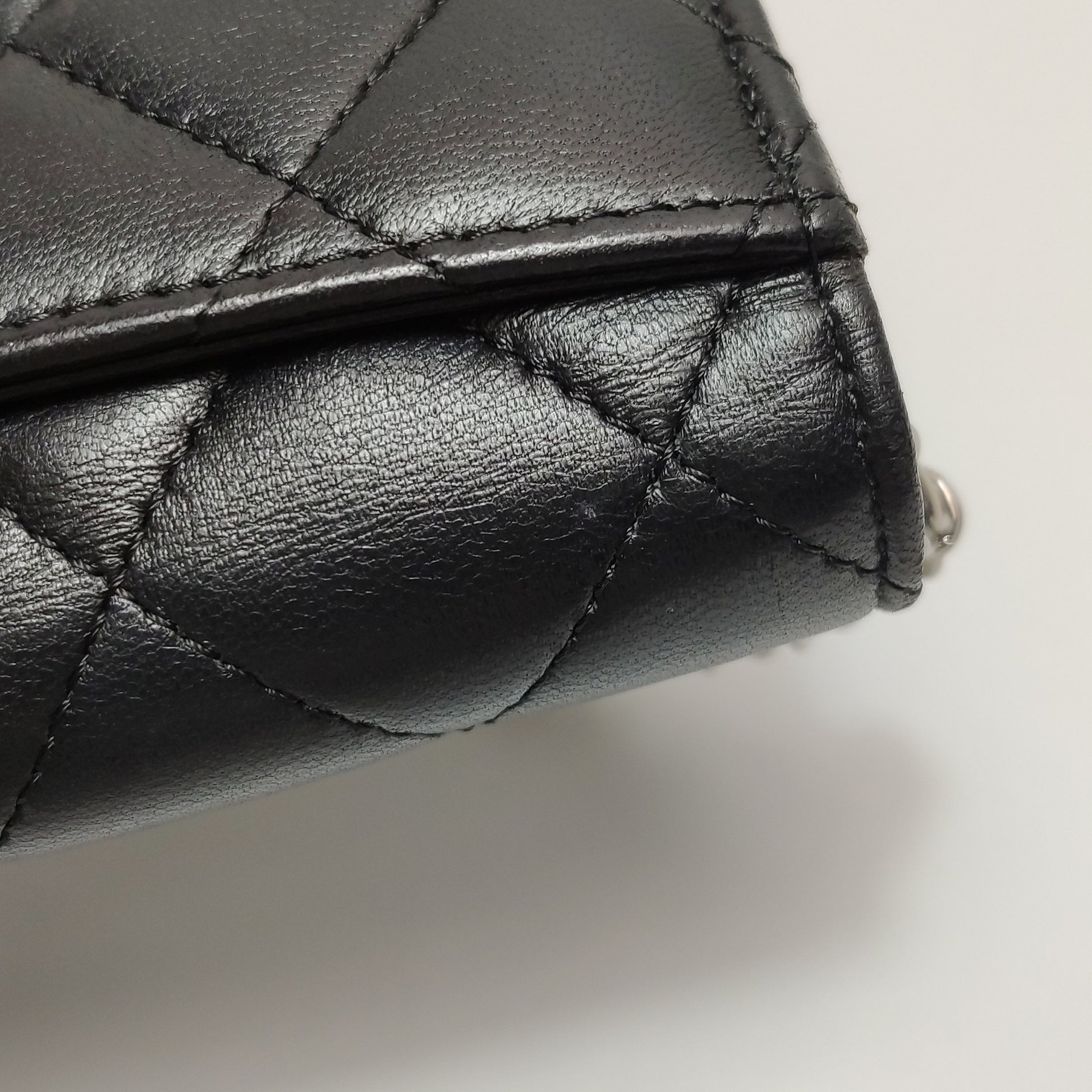 Chanel Wallet On Short Chain Black SHW