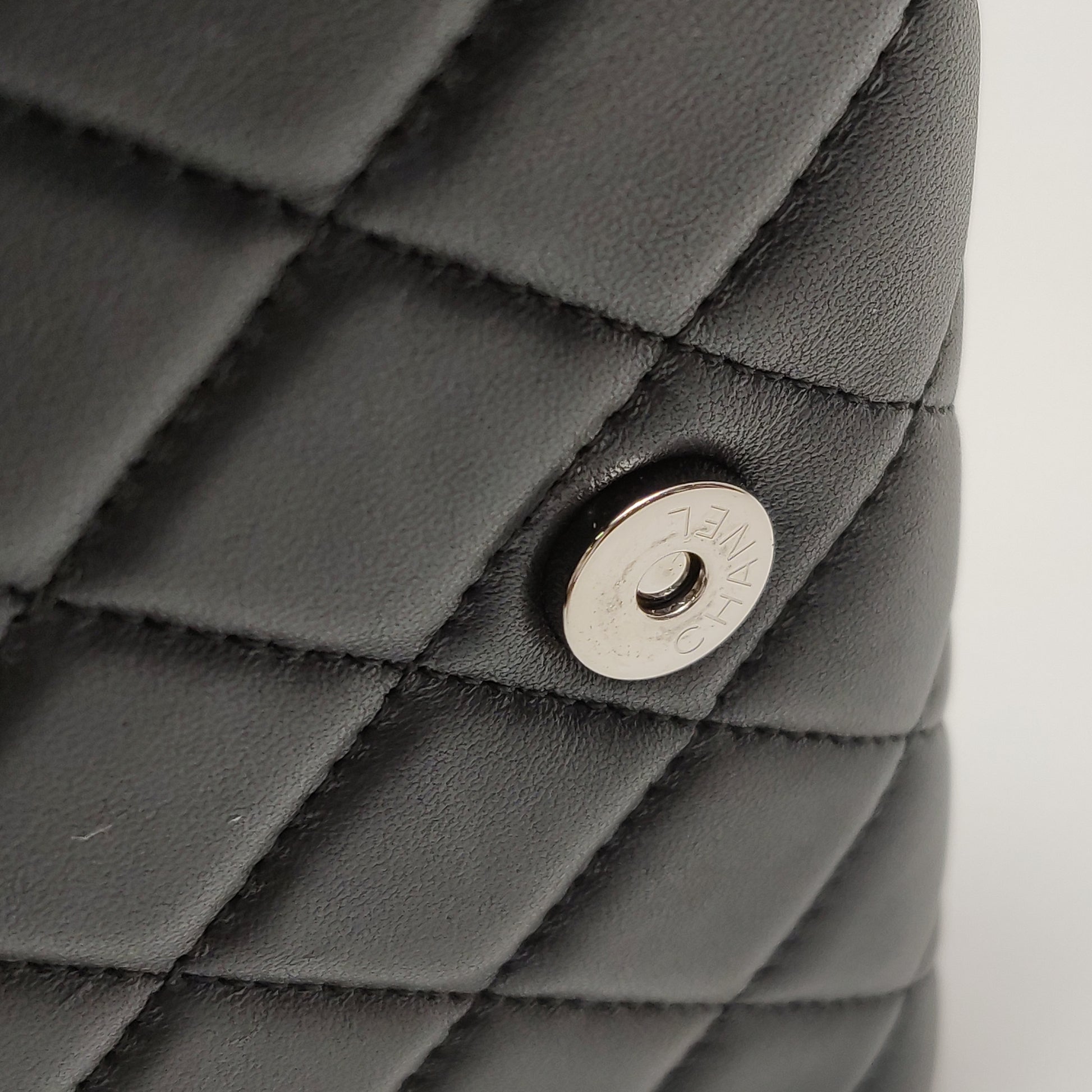 Chanel Wallet On Short Chain Black SHW