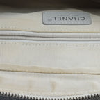 Chanel Quilted Small Chain Detail Flap Metallic Calfskin Silver
