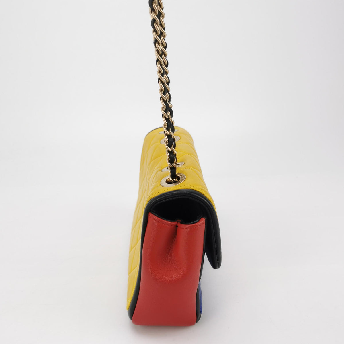 Chanel Tricolor Medium Lambskin Graphic Flap Bag