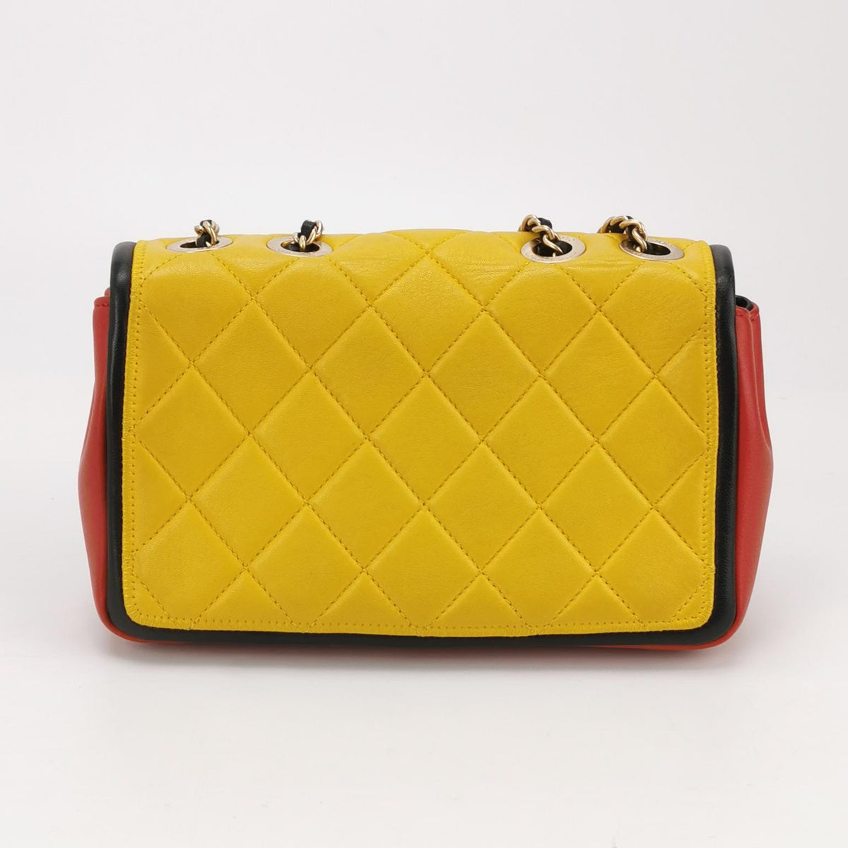 Chanel Tricolor Medium Lambskin Graphic Flap Bag