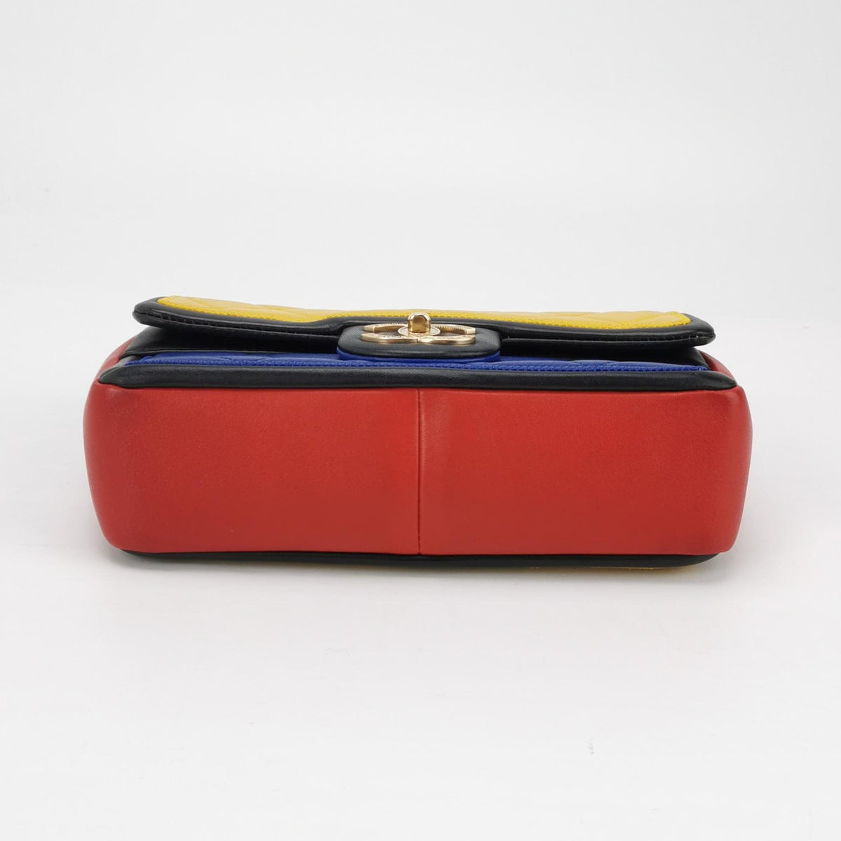 Chanel Tricolor Medium Lambskin Graphic Flap Bag