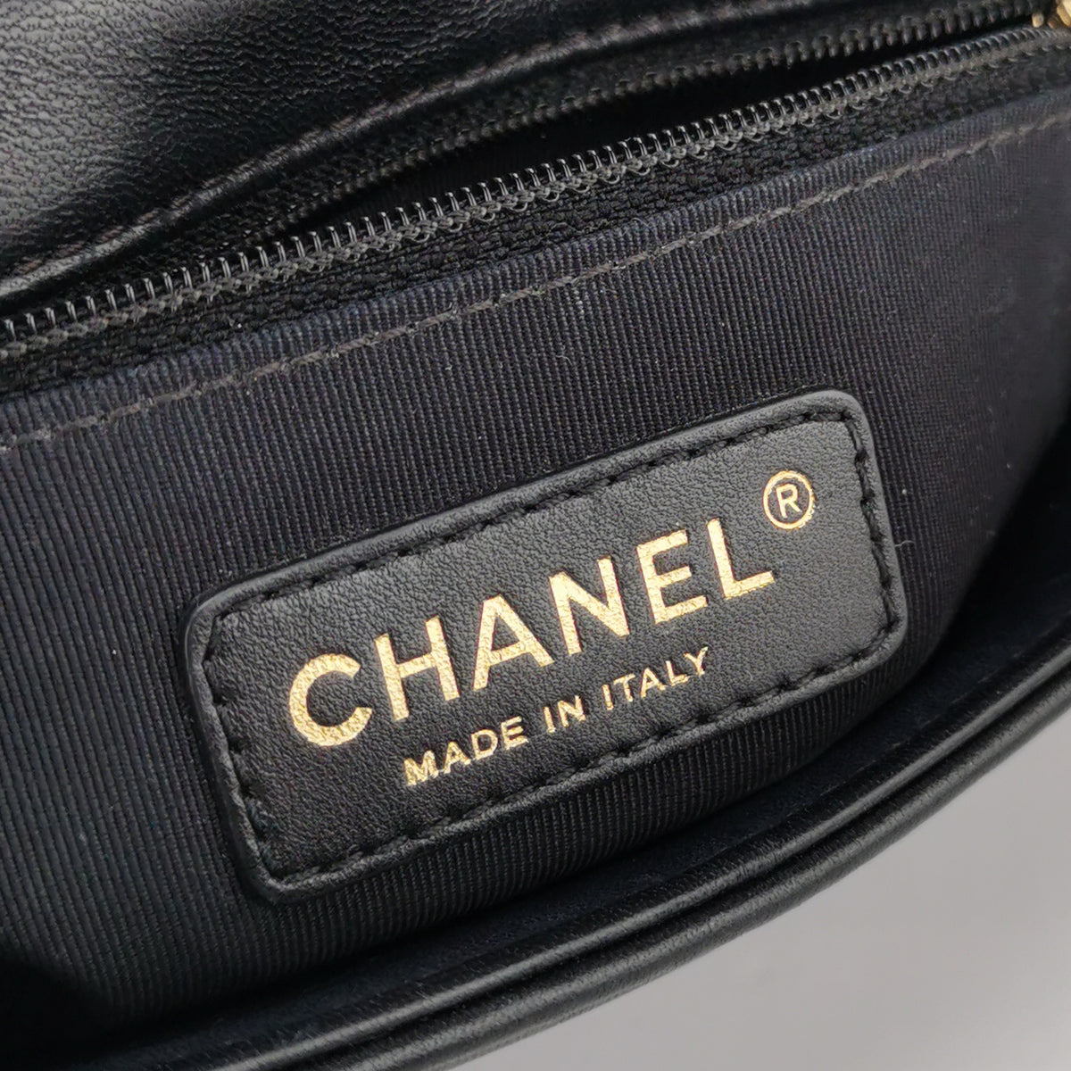 Chanel Tricolor Medium Lambskin Graphic Flap Bag