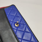 Chanel Tricolor Medium Lambskin Graphic Flap Bag