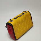 Chanel Tricolor Medium Lambskin Graphic Flap Bag