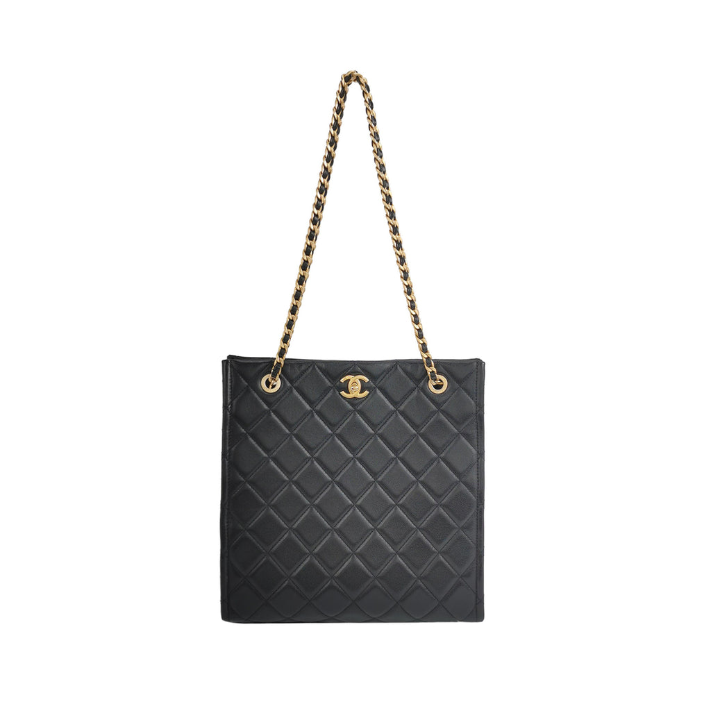 Chanel Sweet Vertical Classic Shopping Tote