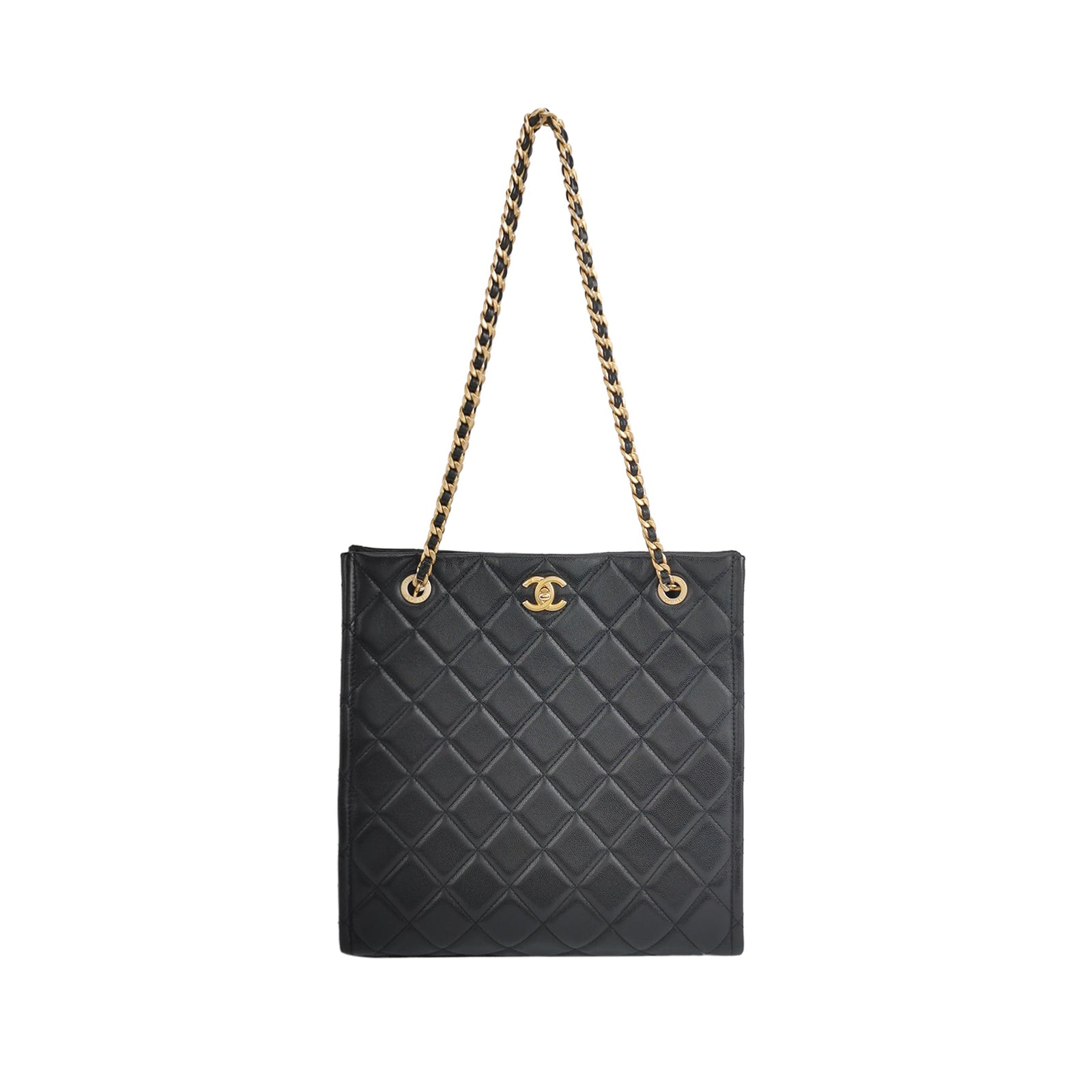 Chanel Sweet Vertical Classic Shopping Tote