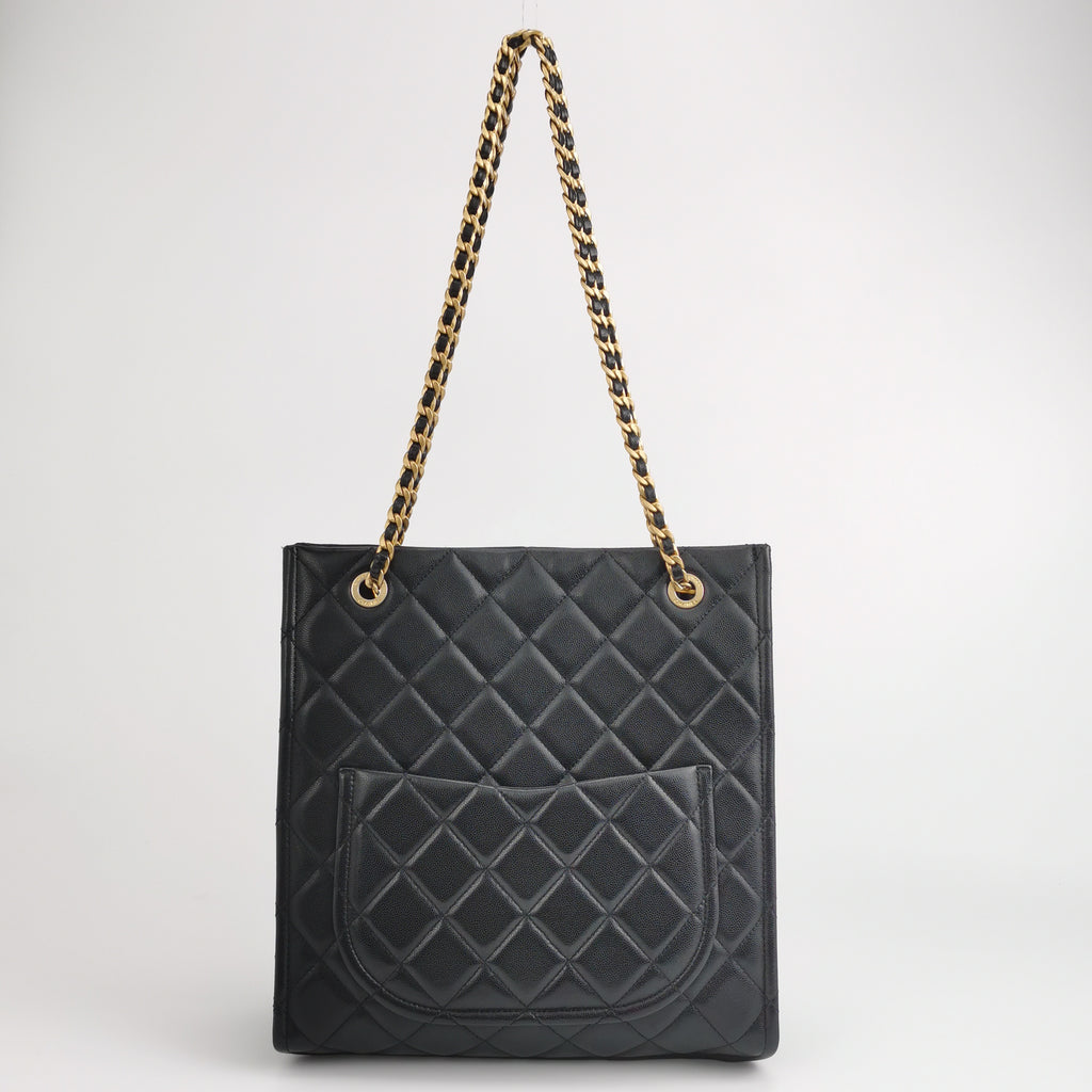 Chanel Sweet Vertical Classic Shopping Tote