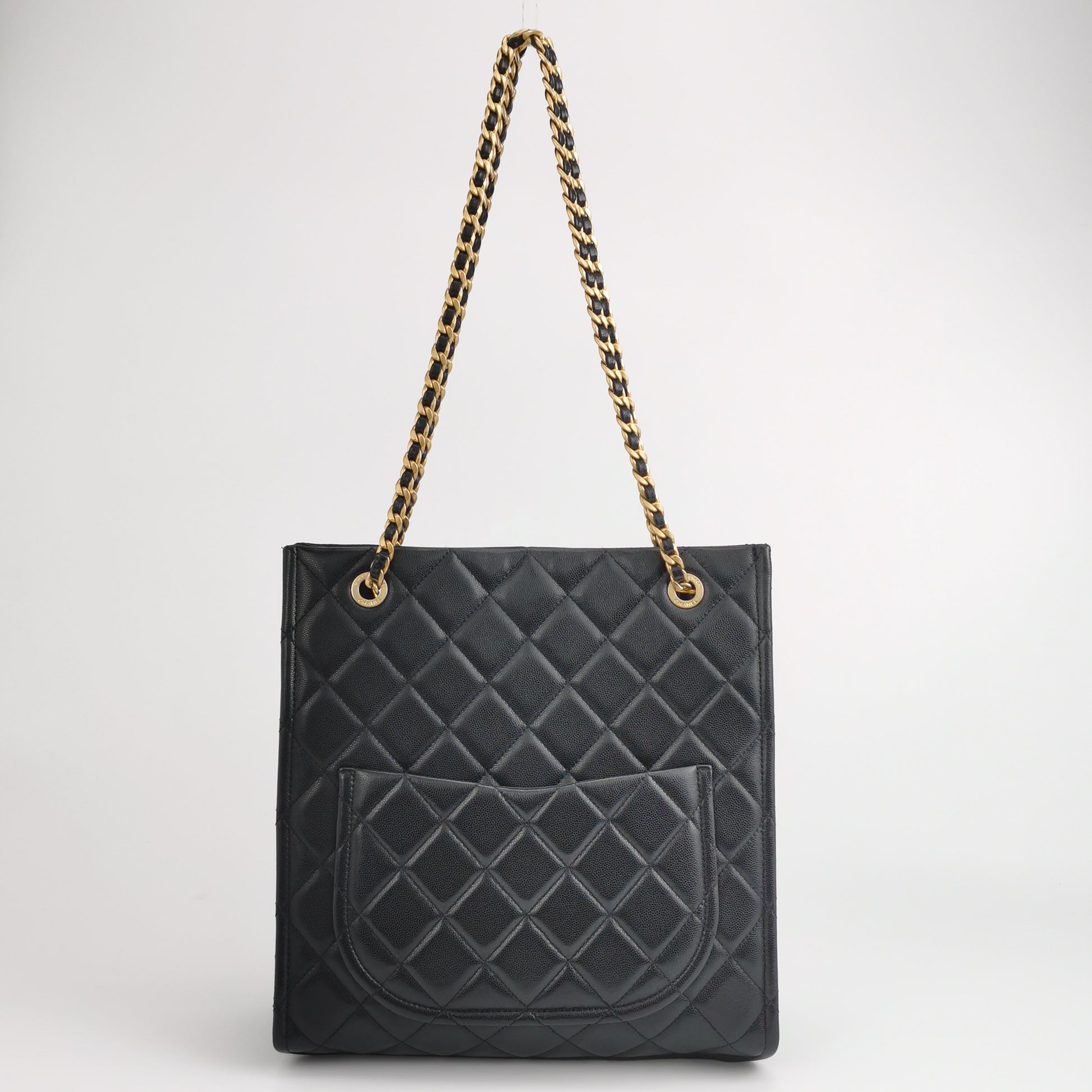Chanel Sweet Vertical Classic Shopping Tote