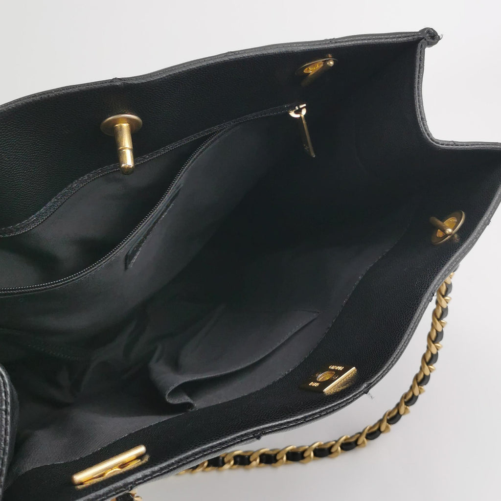 Chanel Sweet Vertical Classic Shopping Tote
