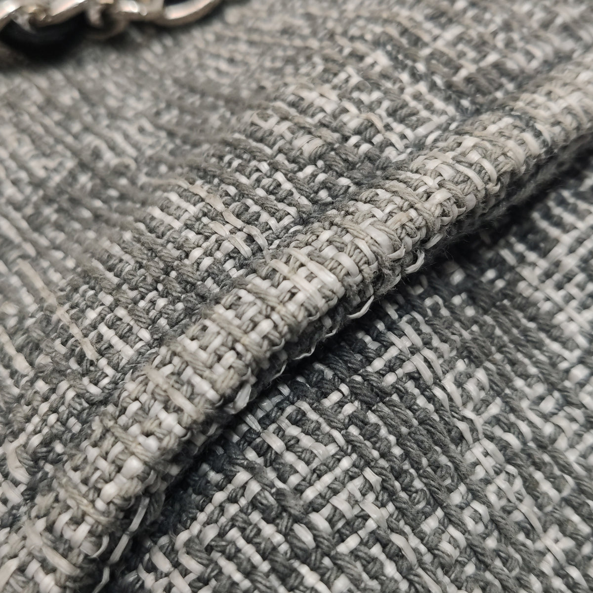 Chanel Deauville Large Gray Top Handle