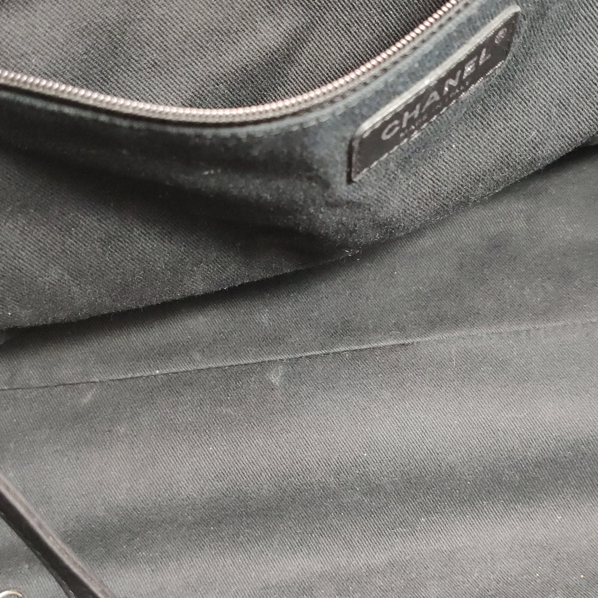 Chanel Deauville Large Gray Top Handle