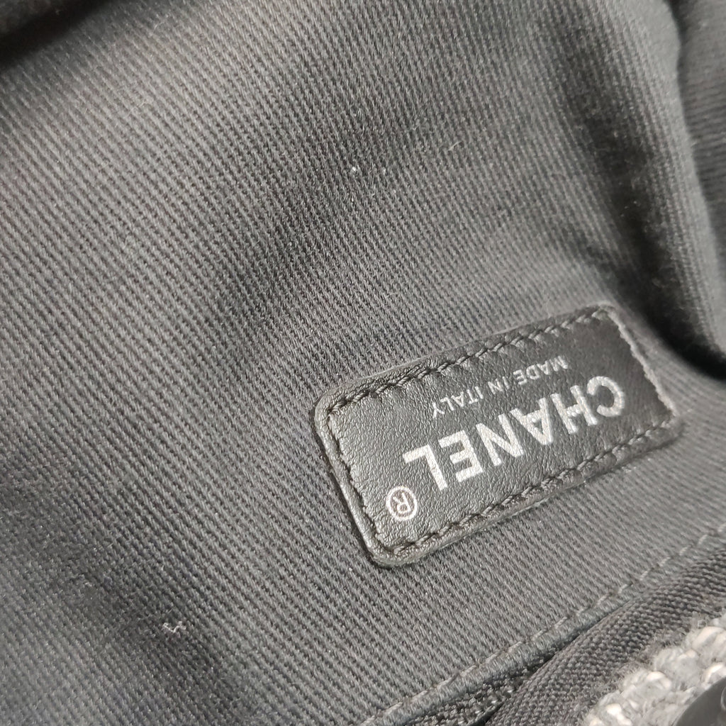 Chanel Deauville Large Gray Top Handle