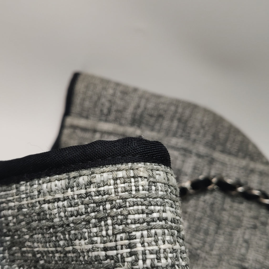 Chanel Deauville Large Gray Top Handle
