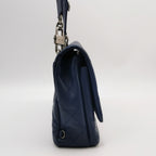 Chanel Paris-Seoul Double Carry Flap Bag Blue