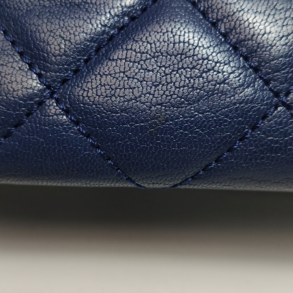 Chanel Paris-Seoul Double Carry Flap Bag Blue