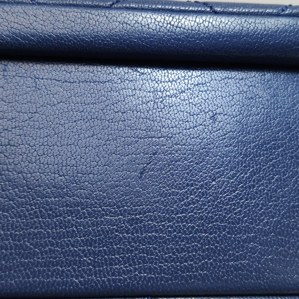 Chanel Paris-Seoul Double Carry Flap Bag Blue
