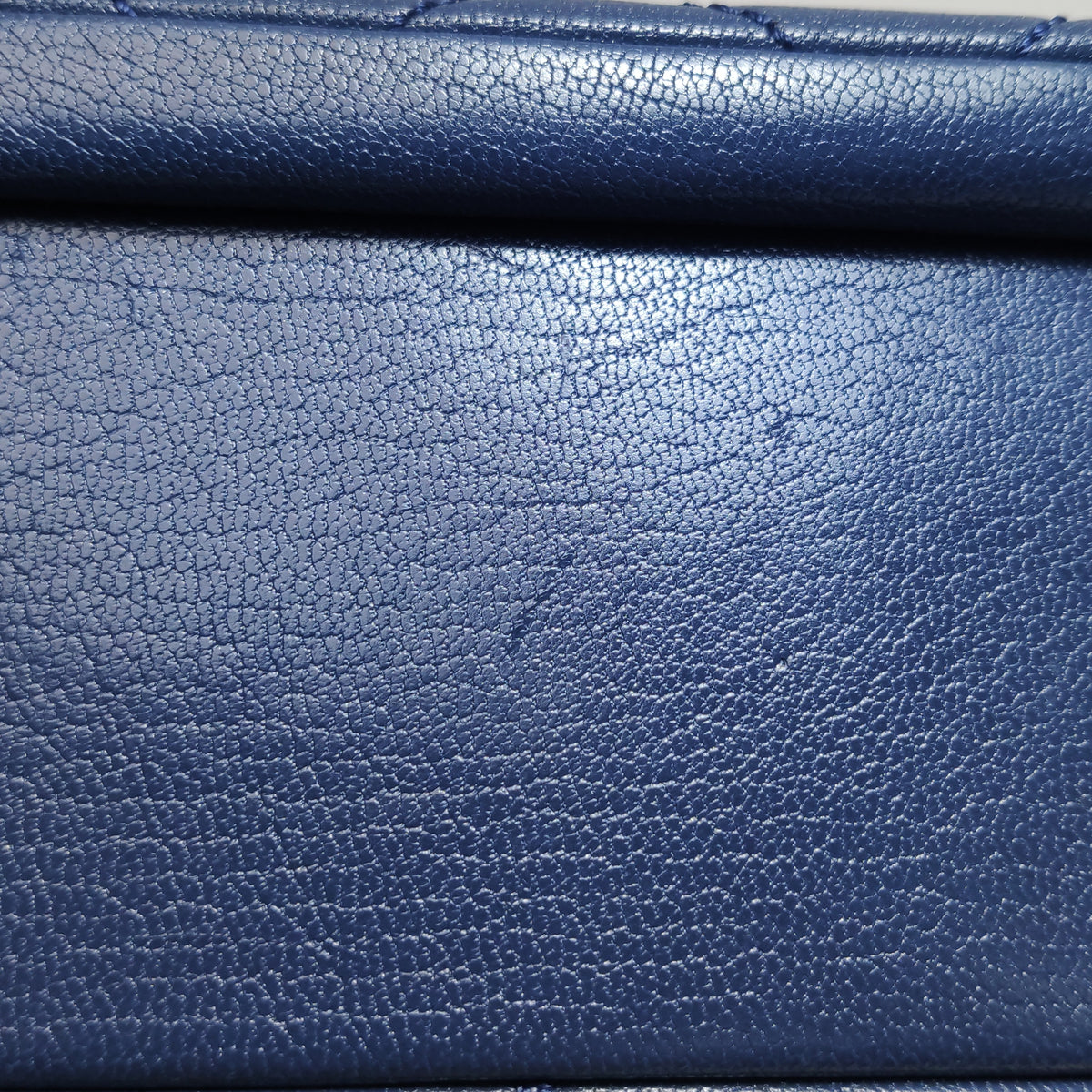 Chanel Paris-Seoul Double Carry Flap Bag Blue
