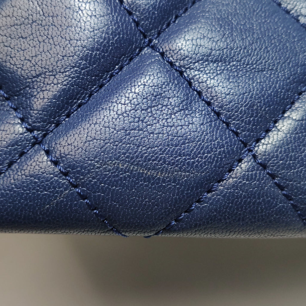 Chanel Paris-Seoul Double Carry Flap Bag Blue