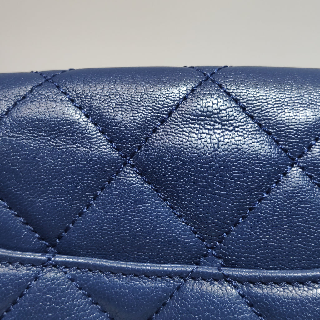Chanel Paris-Seoul Double Carry Flap Bag Blue