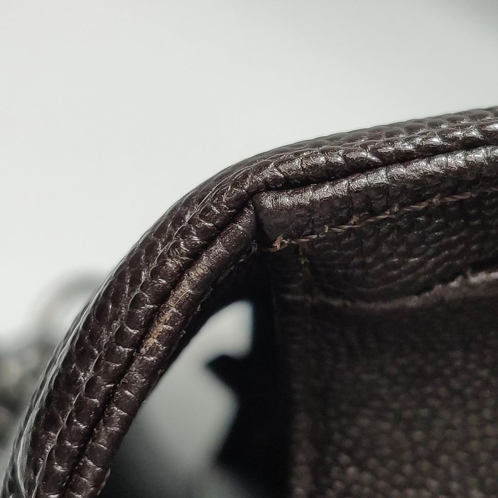 Chanel Chevron Boy Brown Caviar Medium