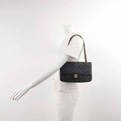 Chanel Double Flap Medium Caviar 2003