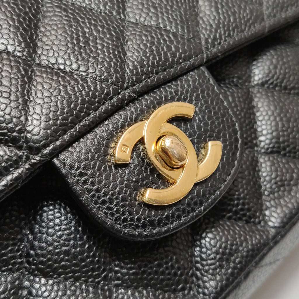 Chanel Double Flap Medium Caviar 2003