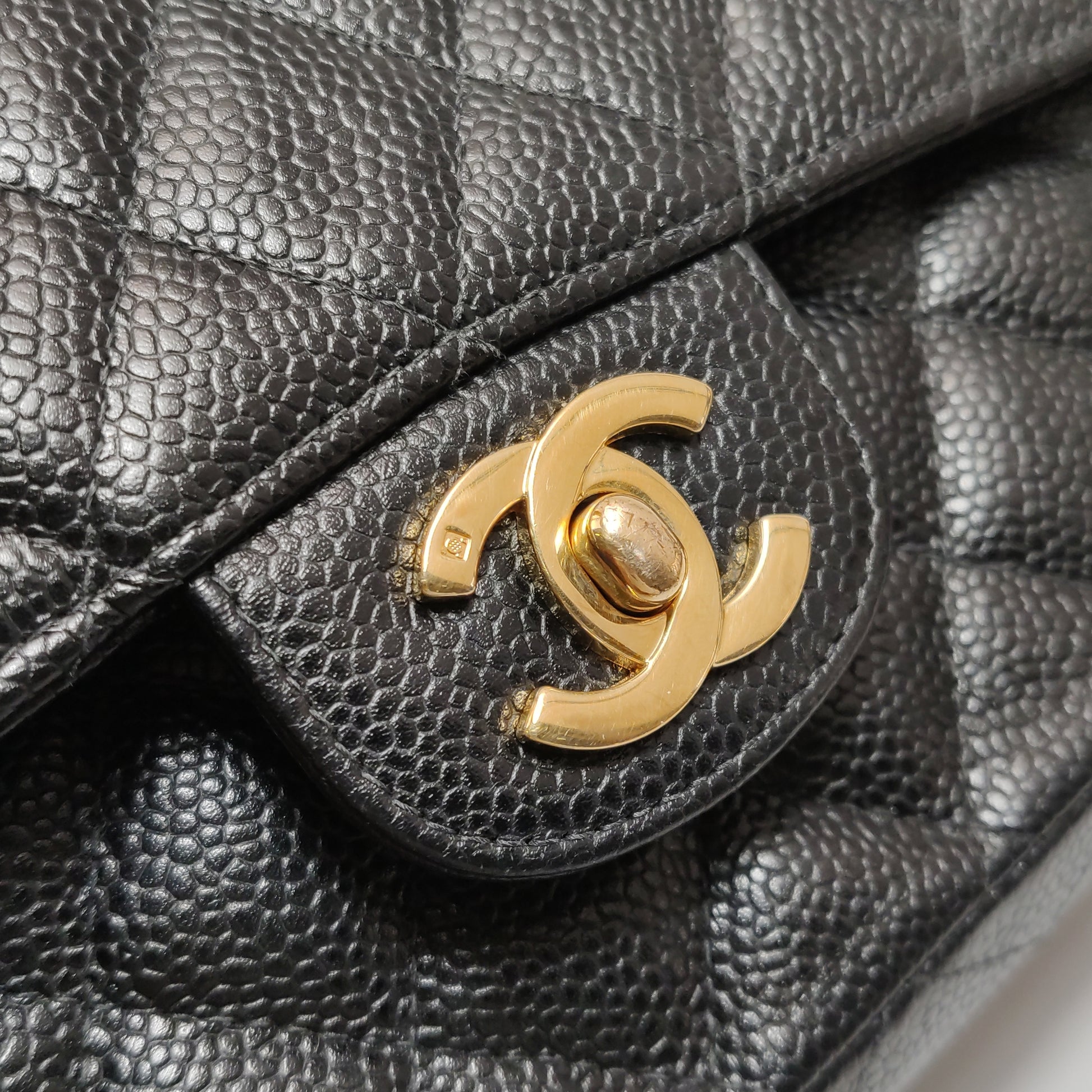 Chanel Double Flap Medium Caviar 2003