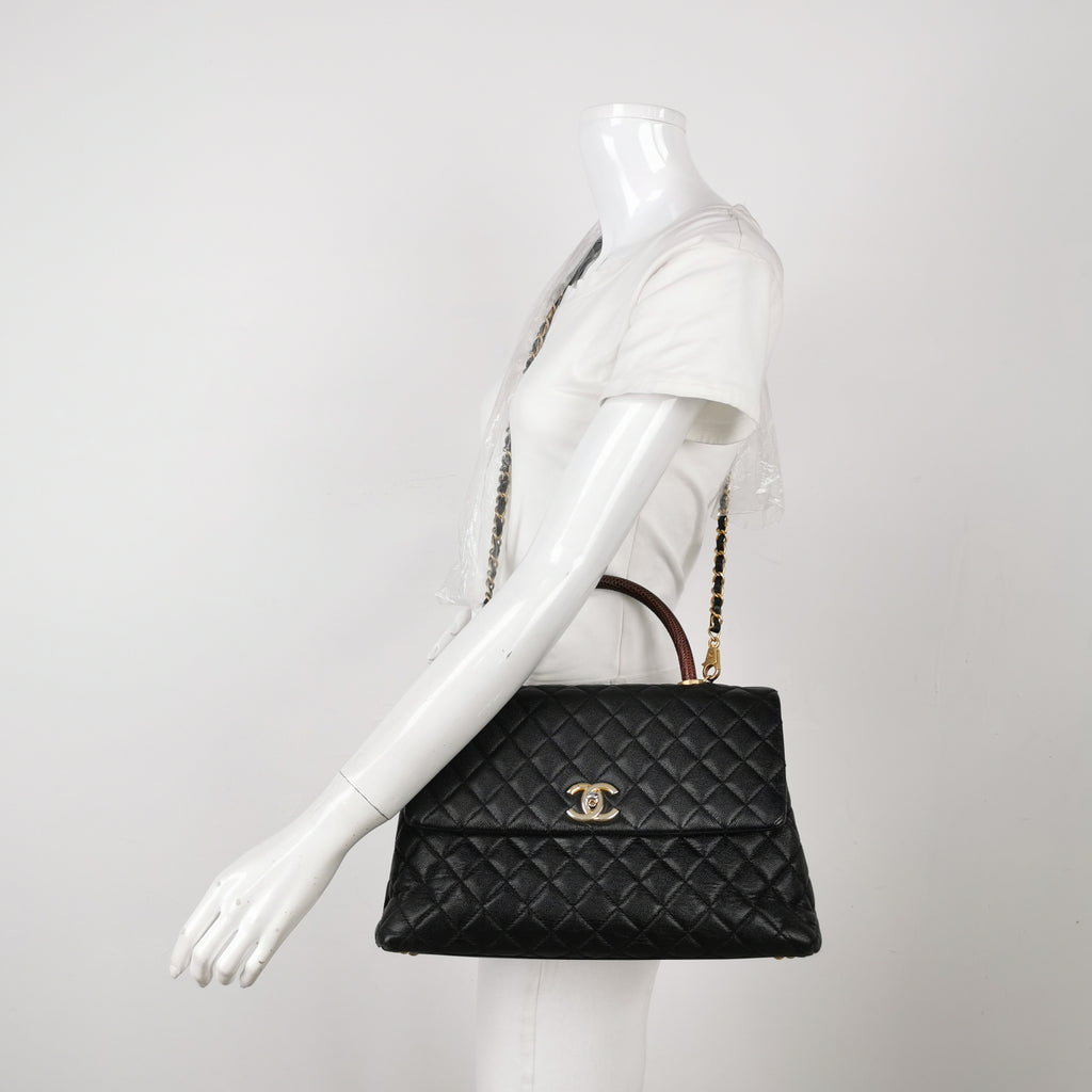 Chanel Coco Handle Maxi Caviar