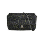 Chanel CC Tweed Flap Shoulder Bag