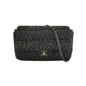 Chanel CC Tweed Flap Shoulder Bag