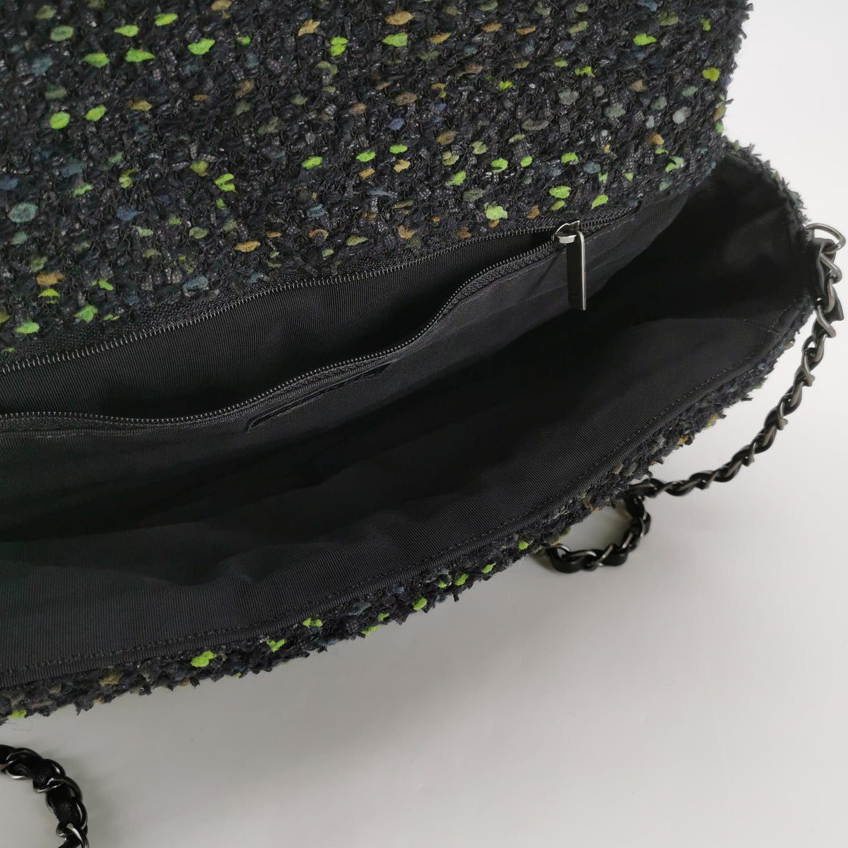 Chanel CC Tweed Flap Shoulder Bag