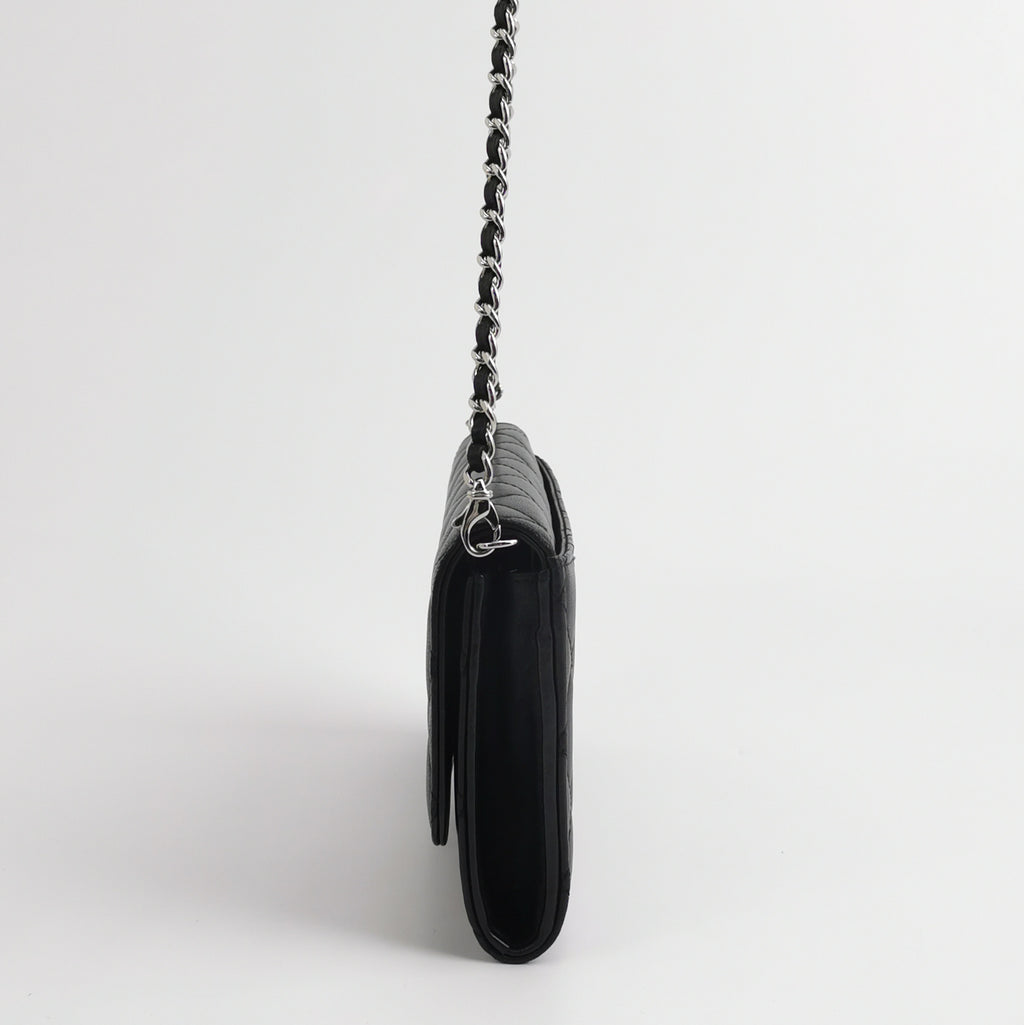 Chanel Clutch with Chain Lambskin SHW