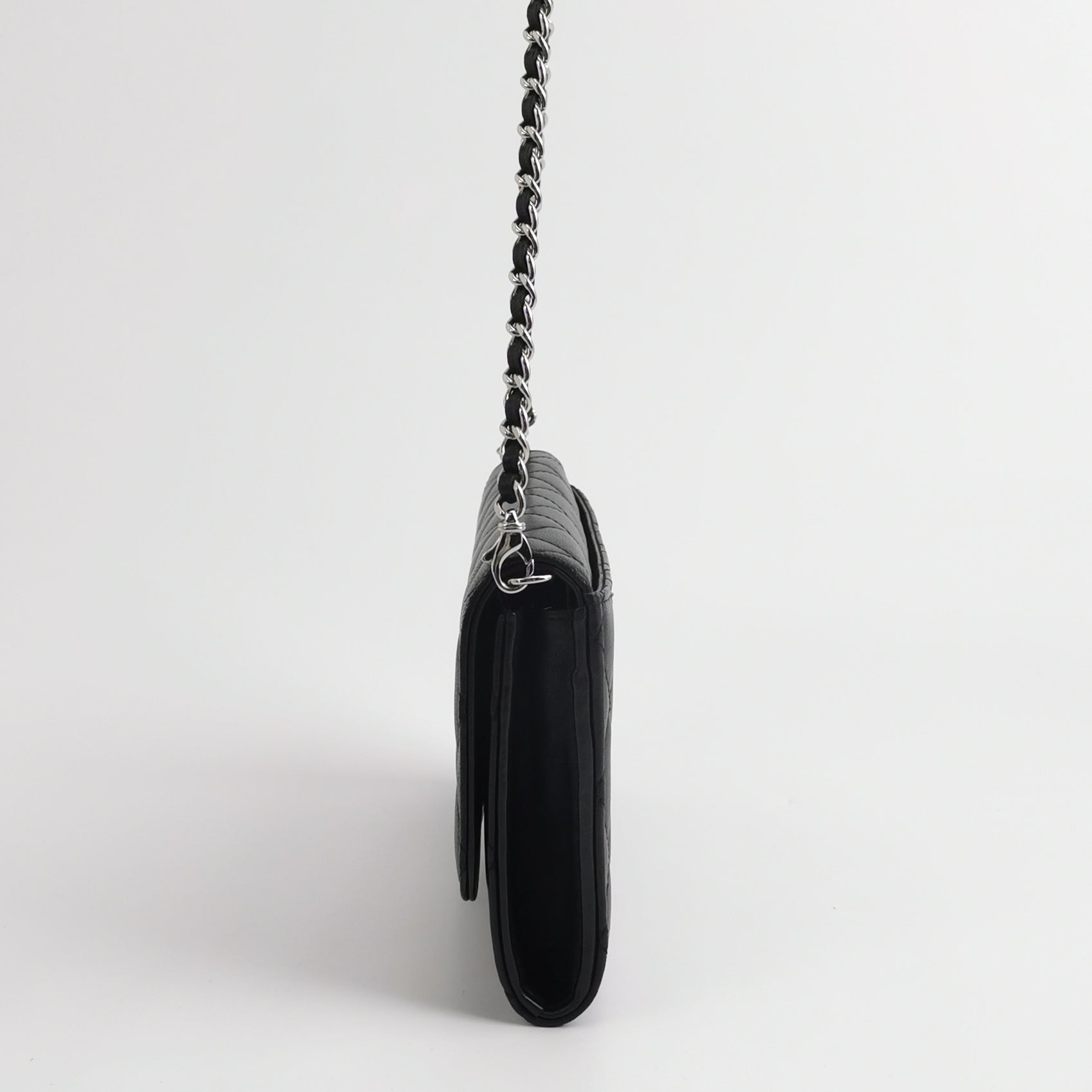 Chanel Clutch with Chain Lambskin SHW