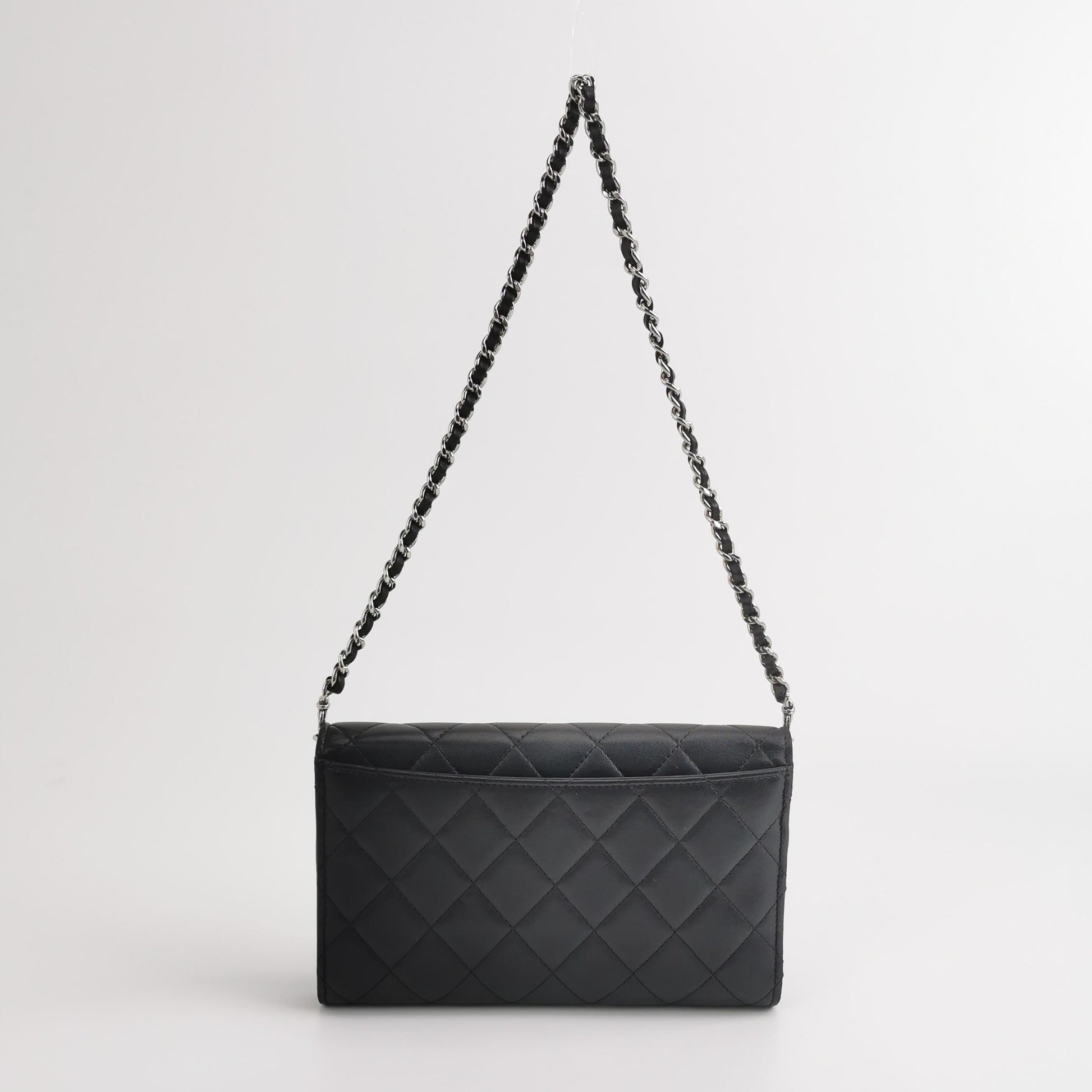 Chanel Clutch with Chain Lambskin SHW