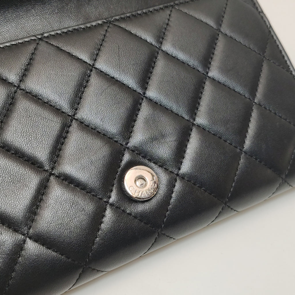 Chanel Clutch with Chain Lambskin SHW