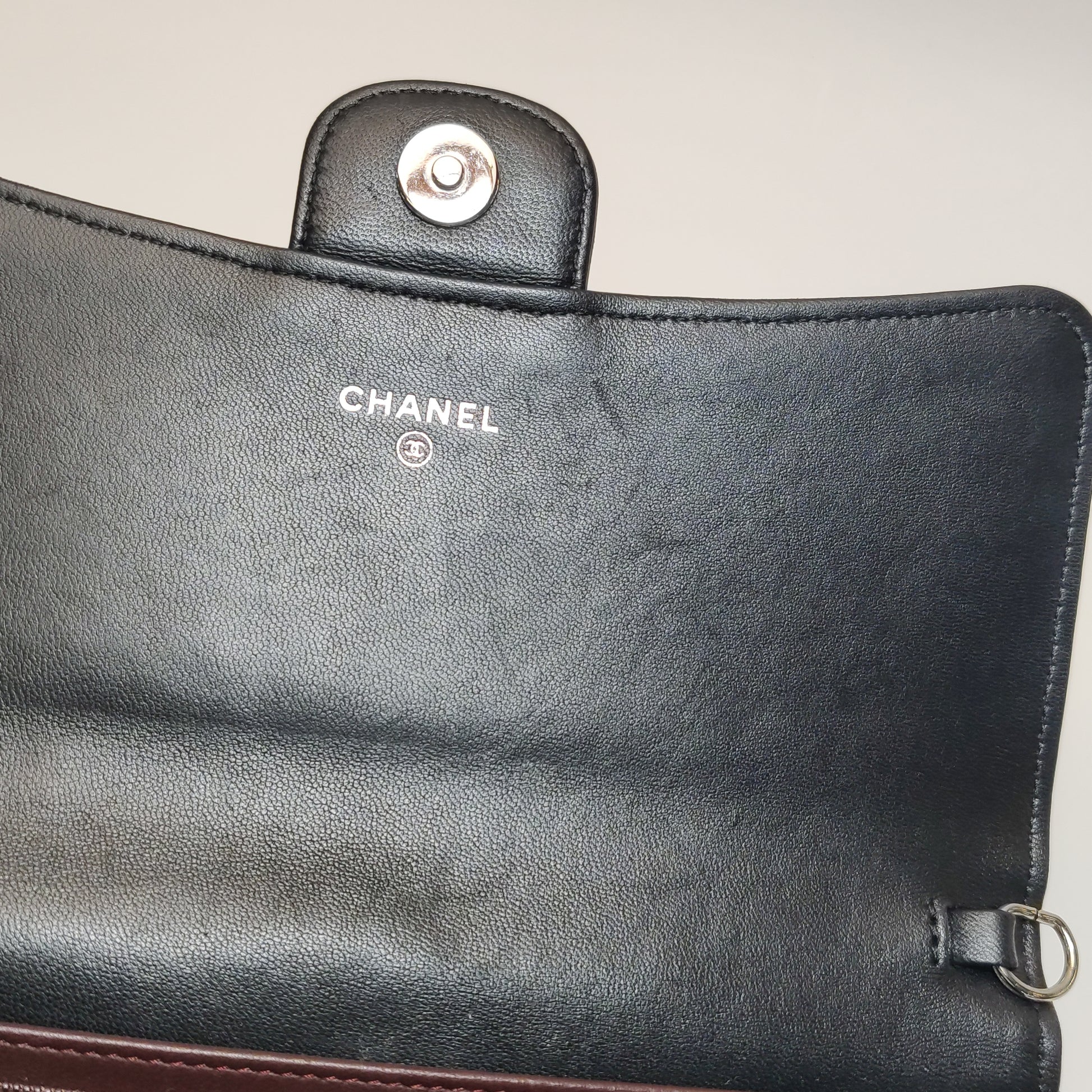 Chanel Clutch with Chain Lambskin SHW