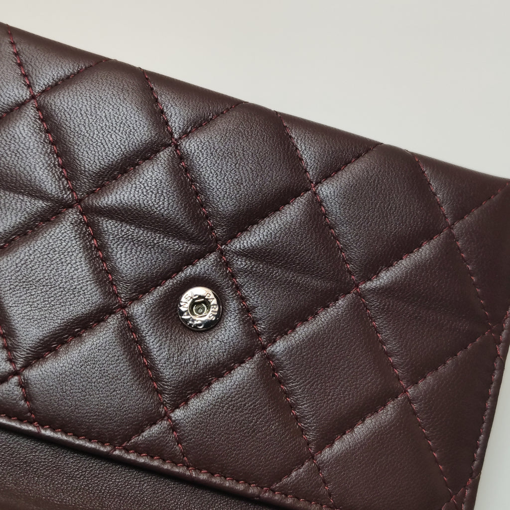 Chanel Clutch with Chain Lambskin SHW