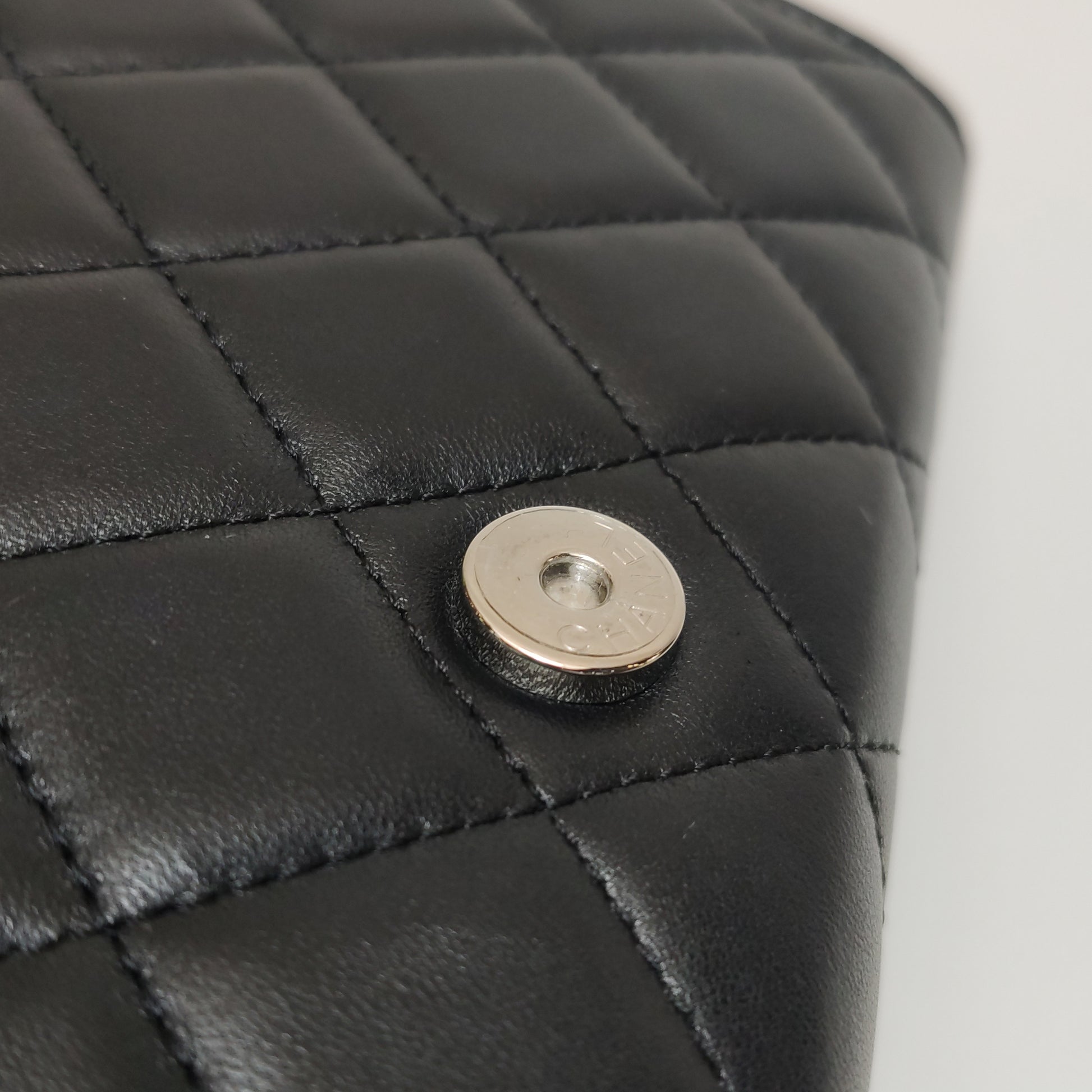 Chanel Clutch with Chain Lambskin SHW