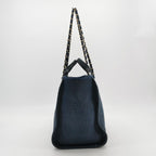 Chanel Deauville Tote Large Dark Blue